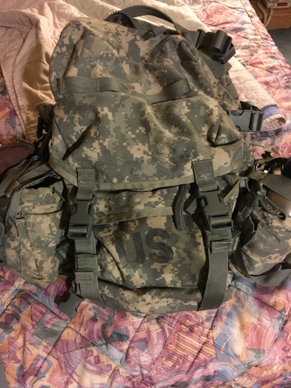 This is my MOLLE Generation II 3-Day Assault Pack. 